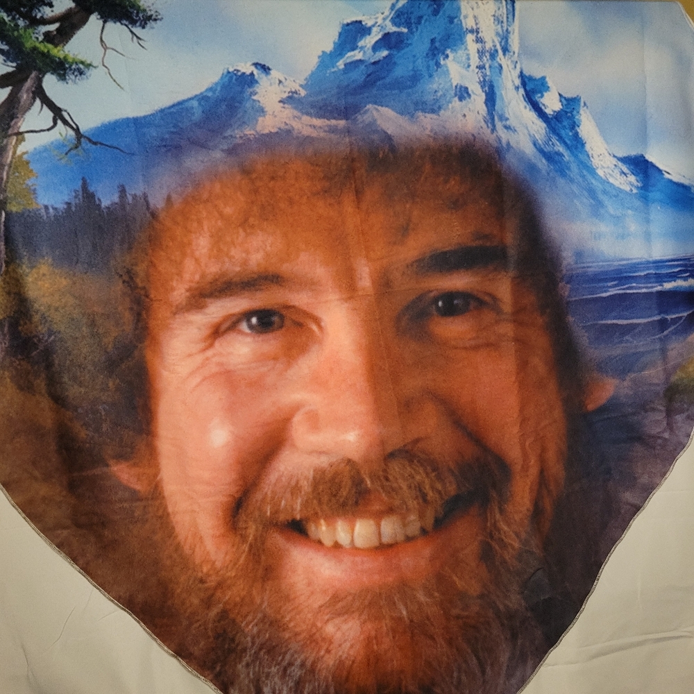 Bob Ross 60" throw blanket